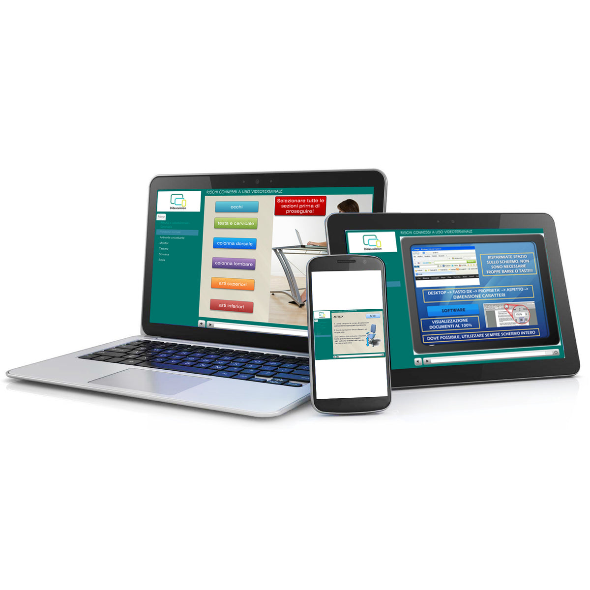 Moduli sui rischi connessi all’utilizzo di videoterminali (1h)